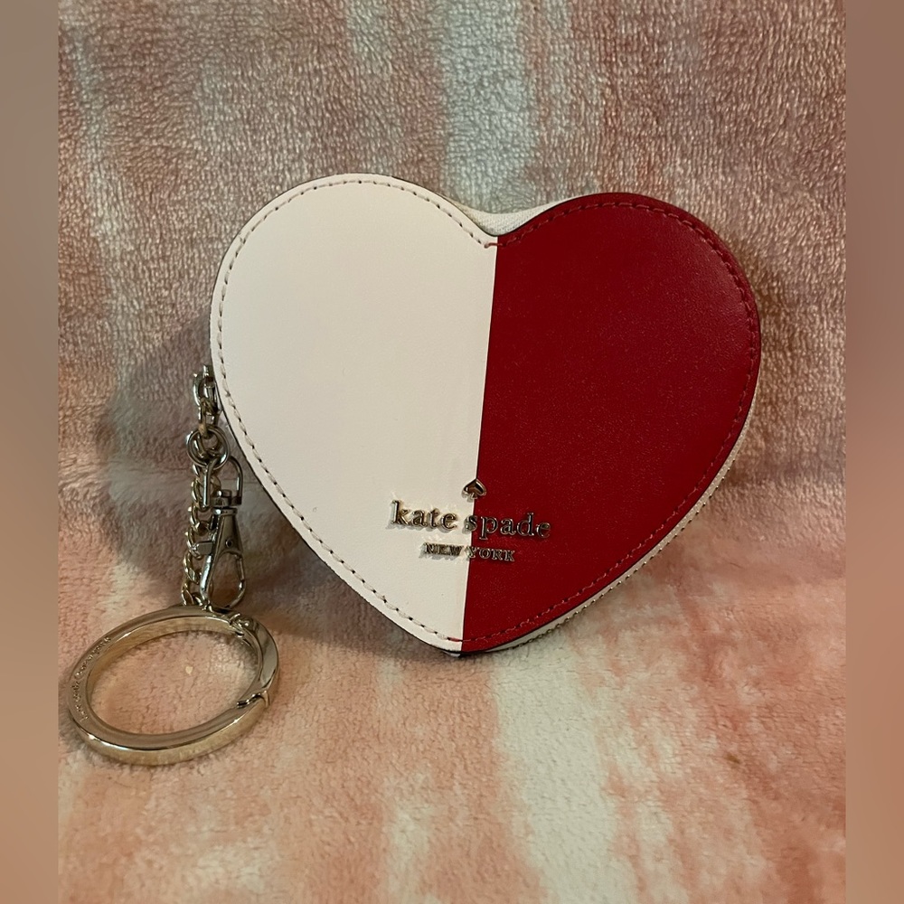 Kate spade heart keychain